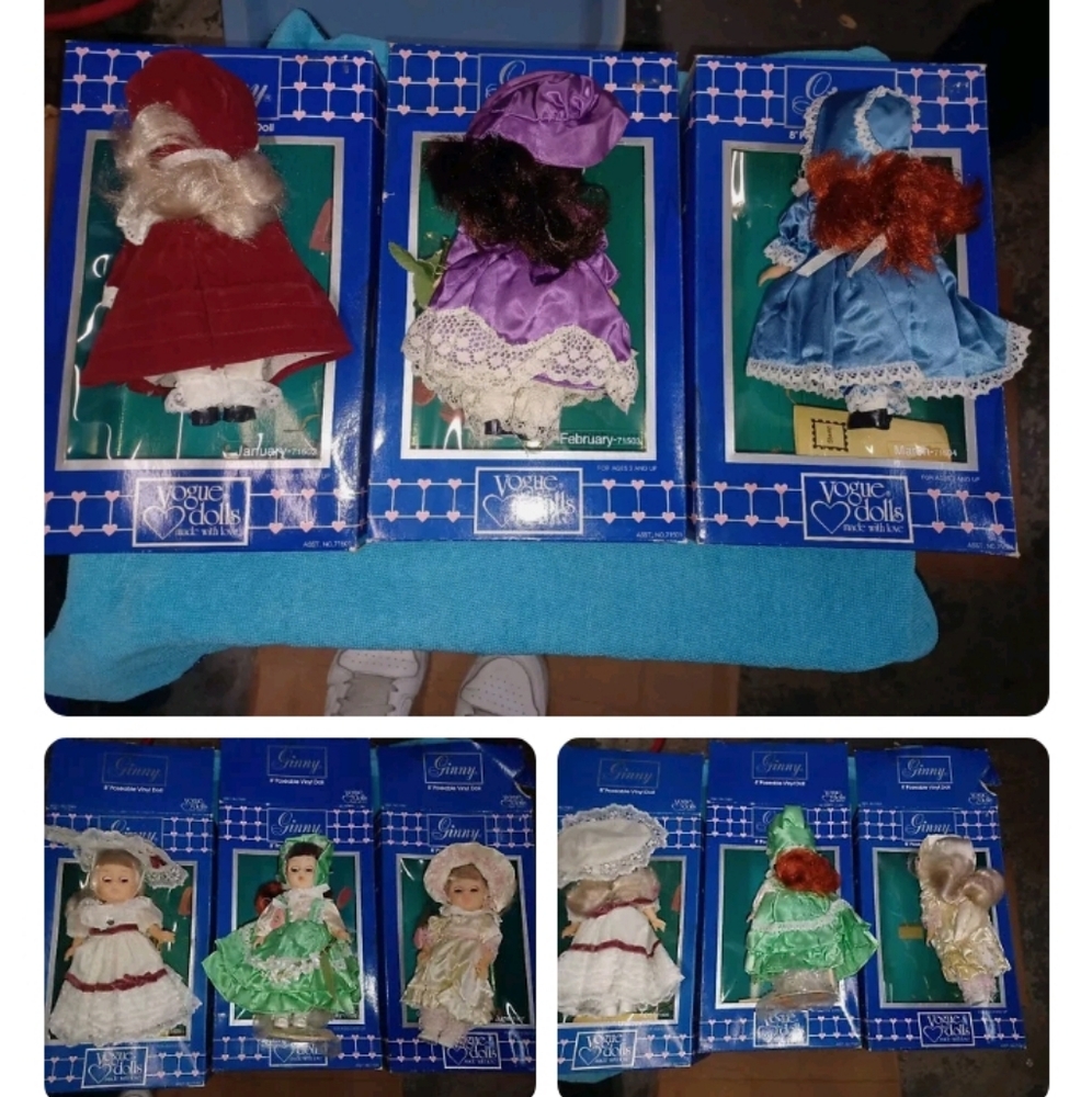 1984 Calender Ginny Dolls